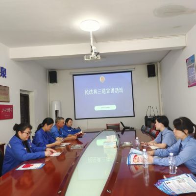 民法典進(jìn)企業(yè) 法治護(hù)航促發(fā)展 --區(qū)人民檢察院開(kāi)展民法典專(zhuān)題宣講活動(dòng)
